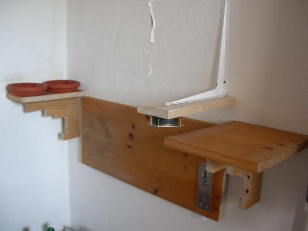 Brett, herunterh�ngend
