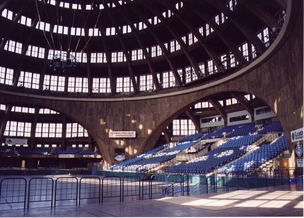 Innenansicht der Jahrhunderthalle